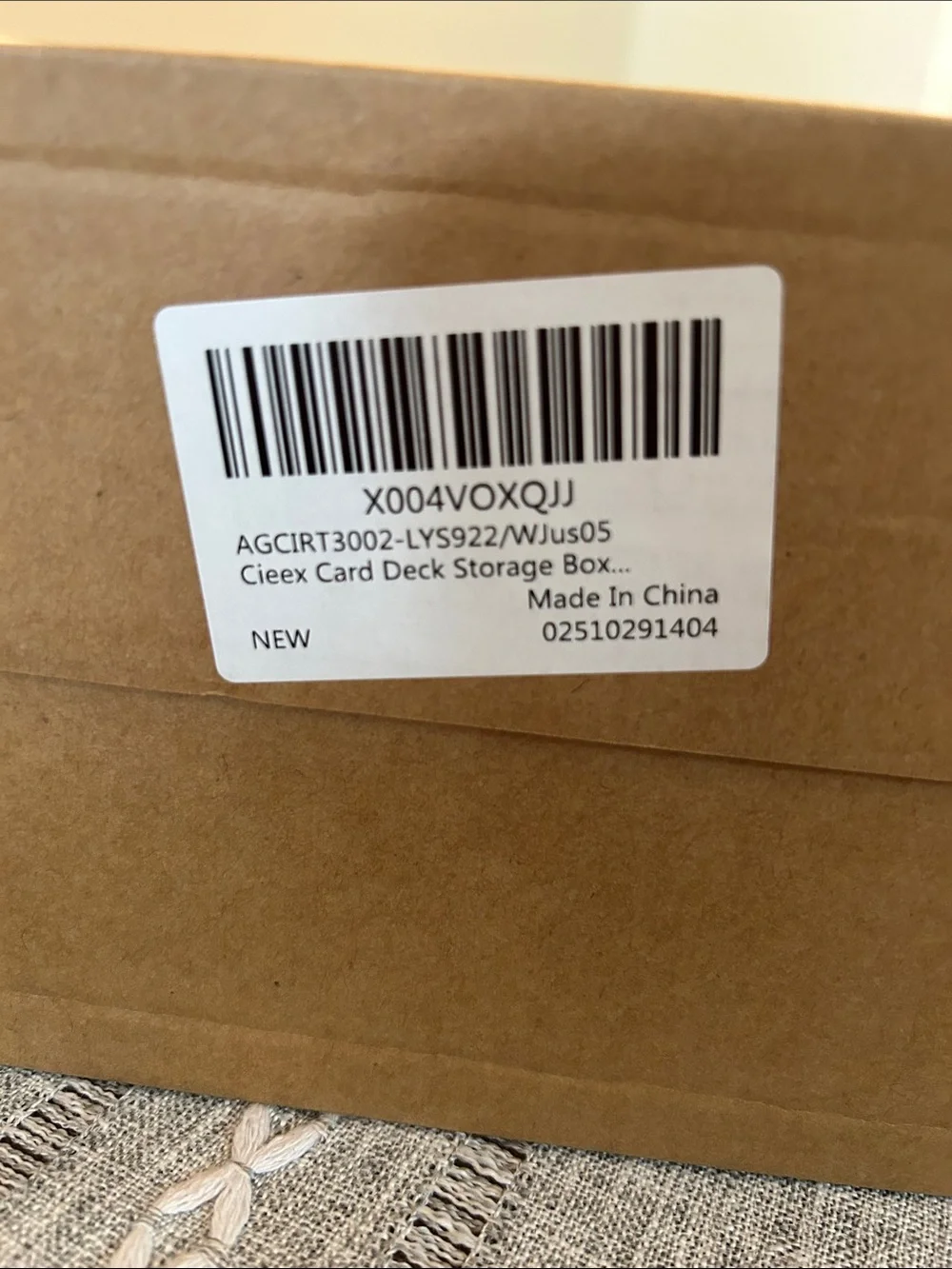 Cieex Leather Trading Card Storage Box 2100